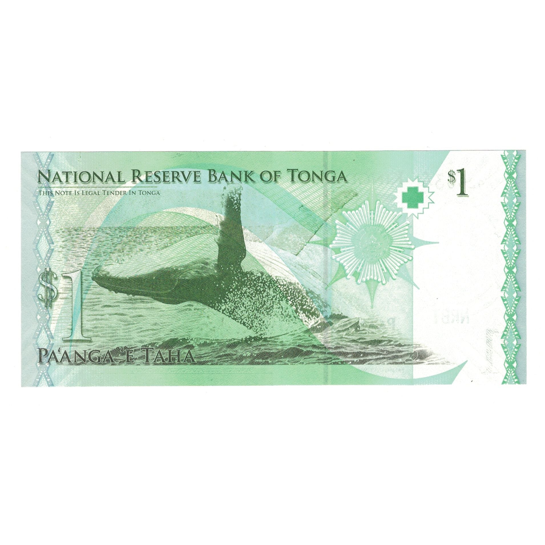 Banconote, Tonga, 1 Pa'anga, 2008, KM:37, FDS