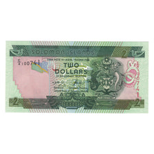 Banconote, Isole Salomone, 2 Dollars, Undated (1997), KM:18, FDS