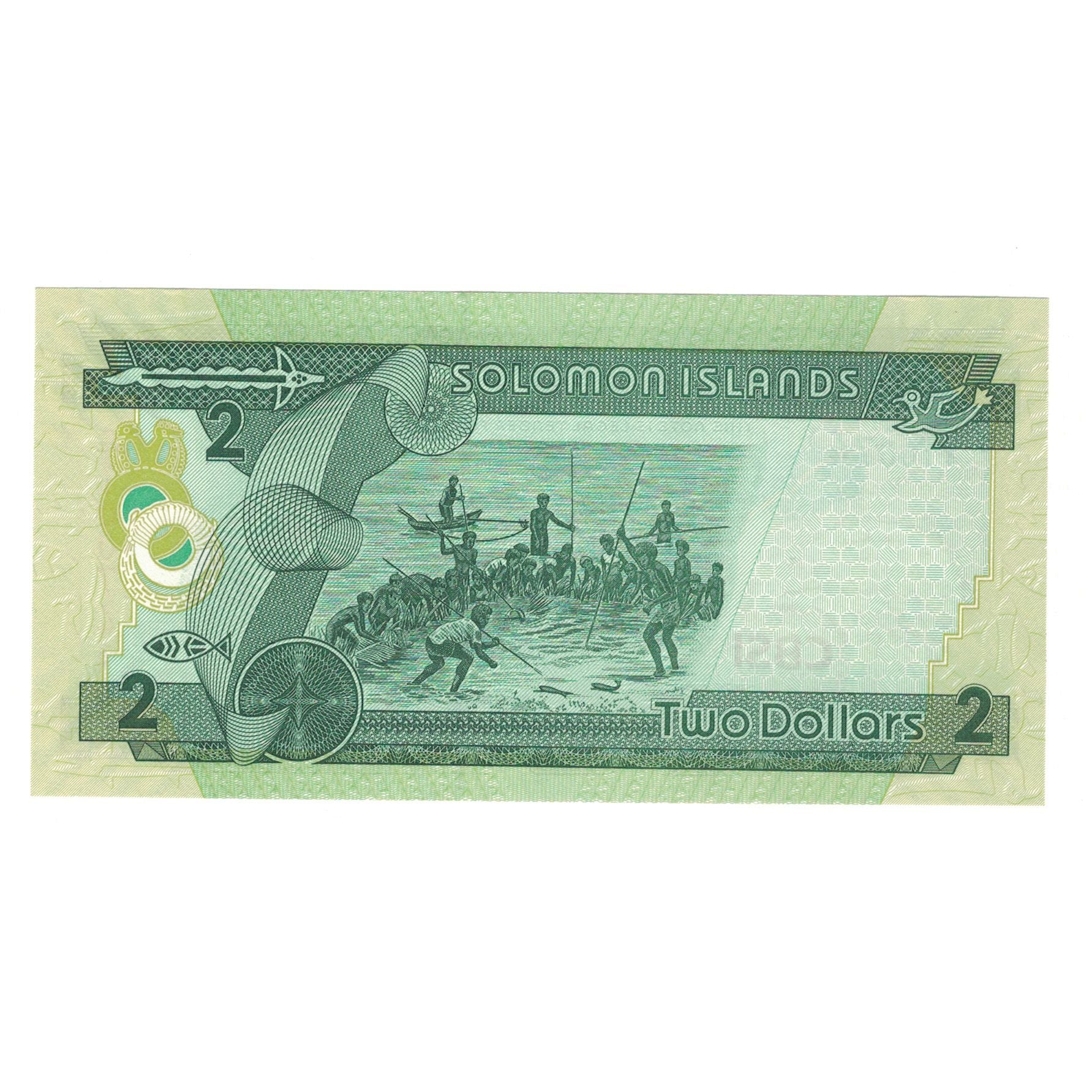 Banknote, Solomon Islands, 2 Dollars, Undated (1997), KM:18, UNC(65-70)