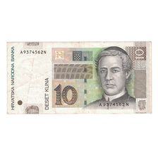 Banknote, Croatia, 10 Kuna, 2001, KM:38, EF(40-45)