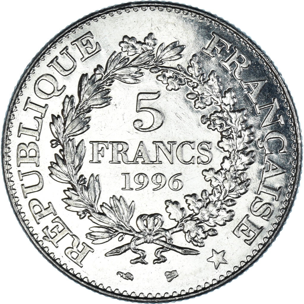 Coin, France, 5 Francs, 1996
