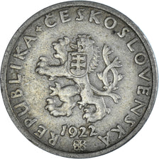Münze, Tschechoslowakei, 20 Haleru, 1922