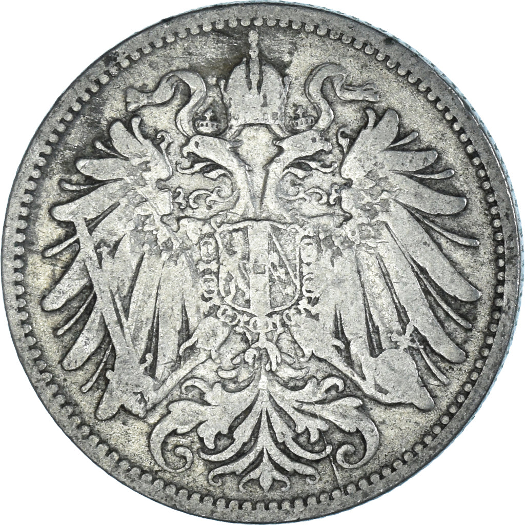 Moneda, Austria, 20 Heller, 1893