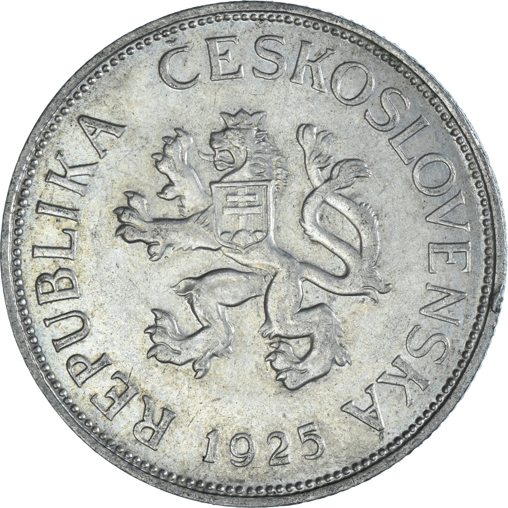 Munten, Tsjecho-Slowakije, 5 Korun, 1925