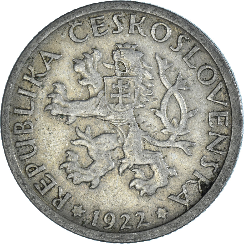 Coin, Czechoslovakia, Koruna, 1922