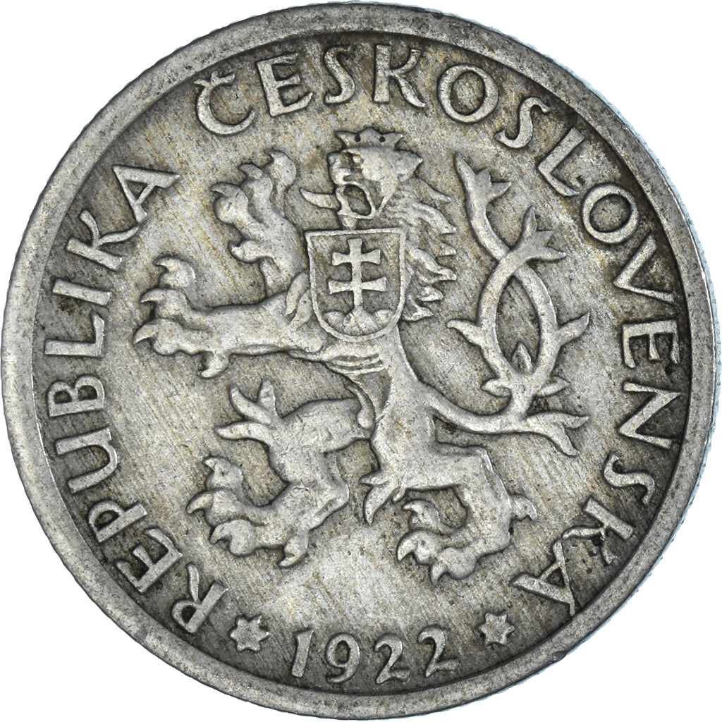 Moeda, Checoslováquia, Koruna, 1922
