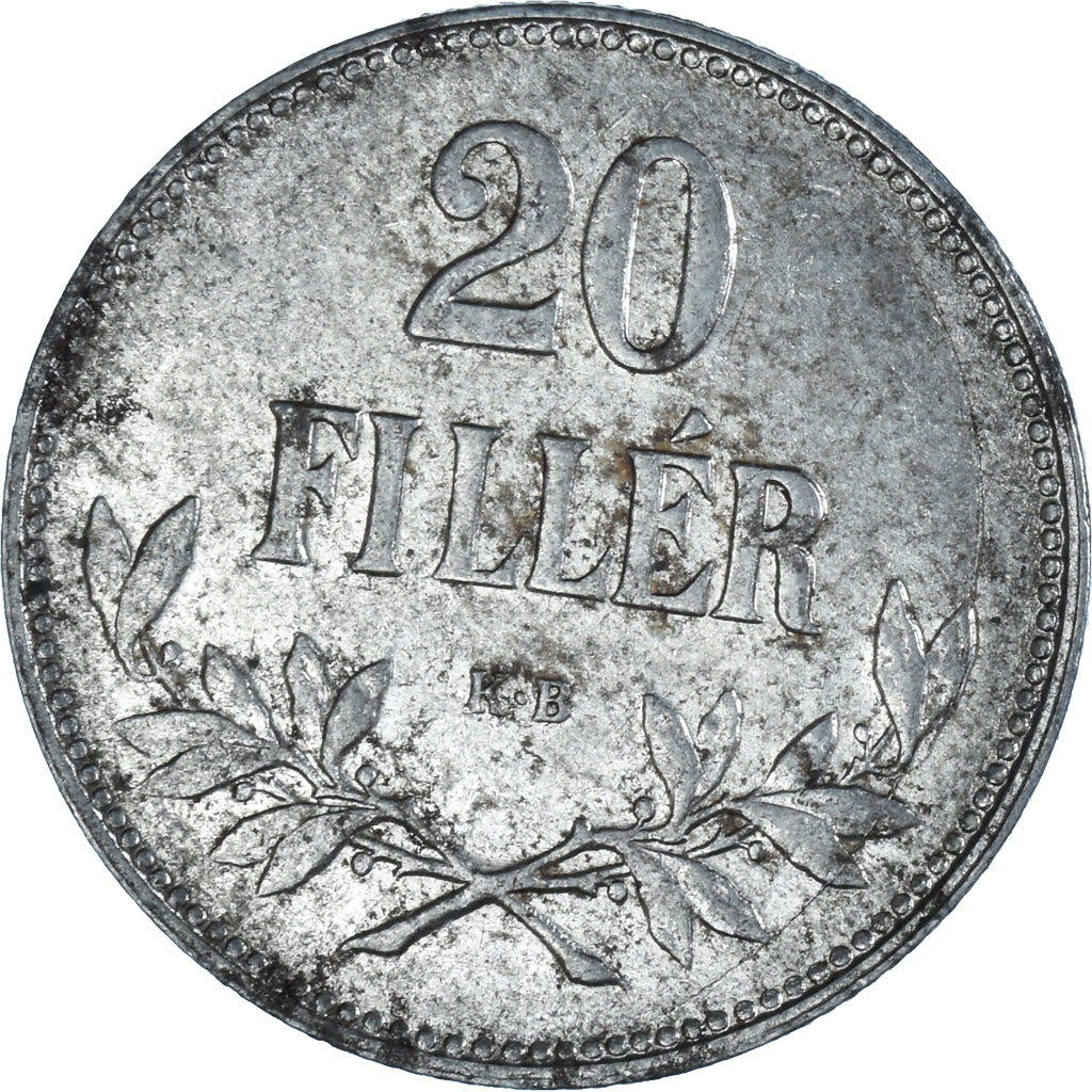 Moneta, Ungheria, 20 Fillér, 1916
