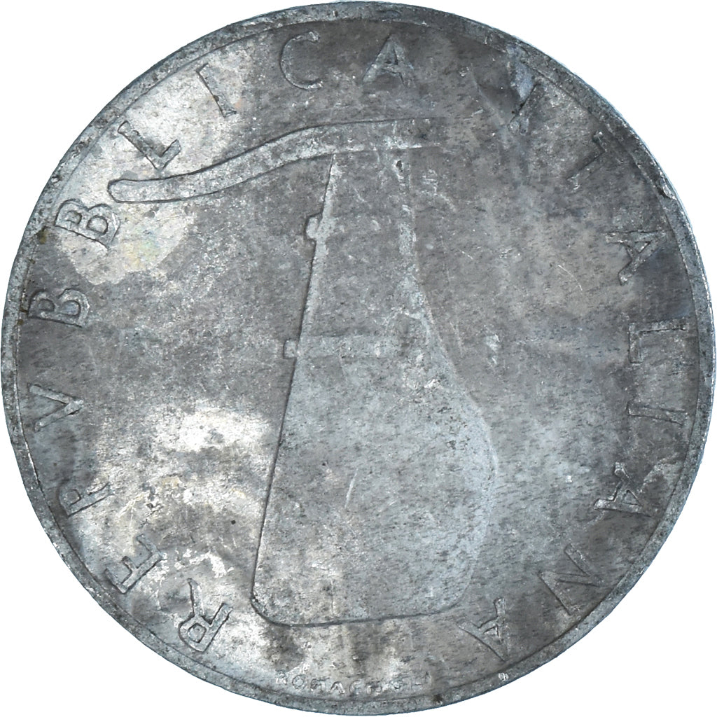 Moneda, Italia, 5 Lire, 1968