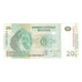 Nota, República Democrática do Congo, 20 Francs, 2003, 2003-06-30, KM:94a