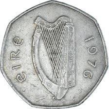 Moneda, Irlanda, 50 Pence, 1976