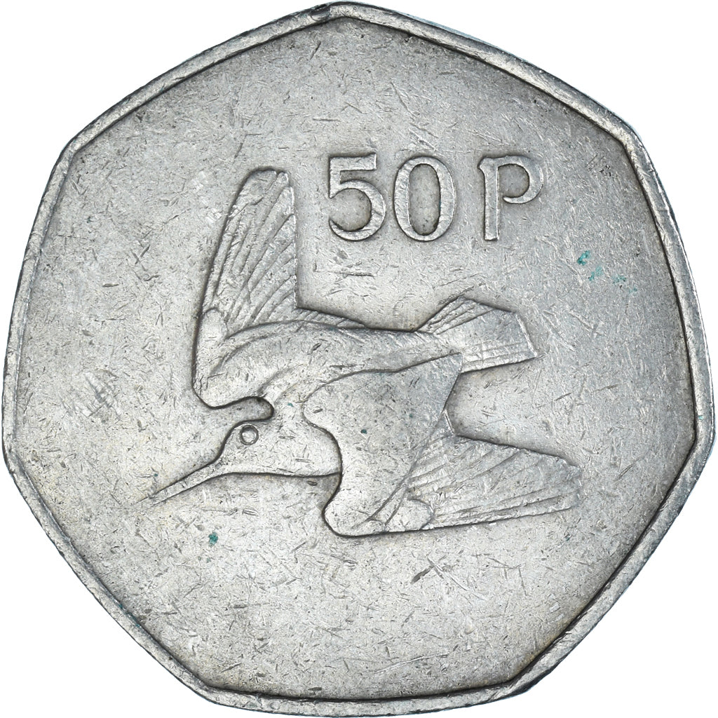 Moneda, Irlanda, 50 Pence, 1976