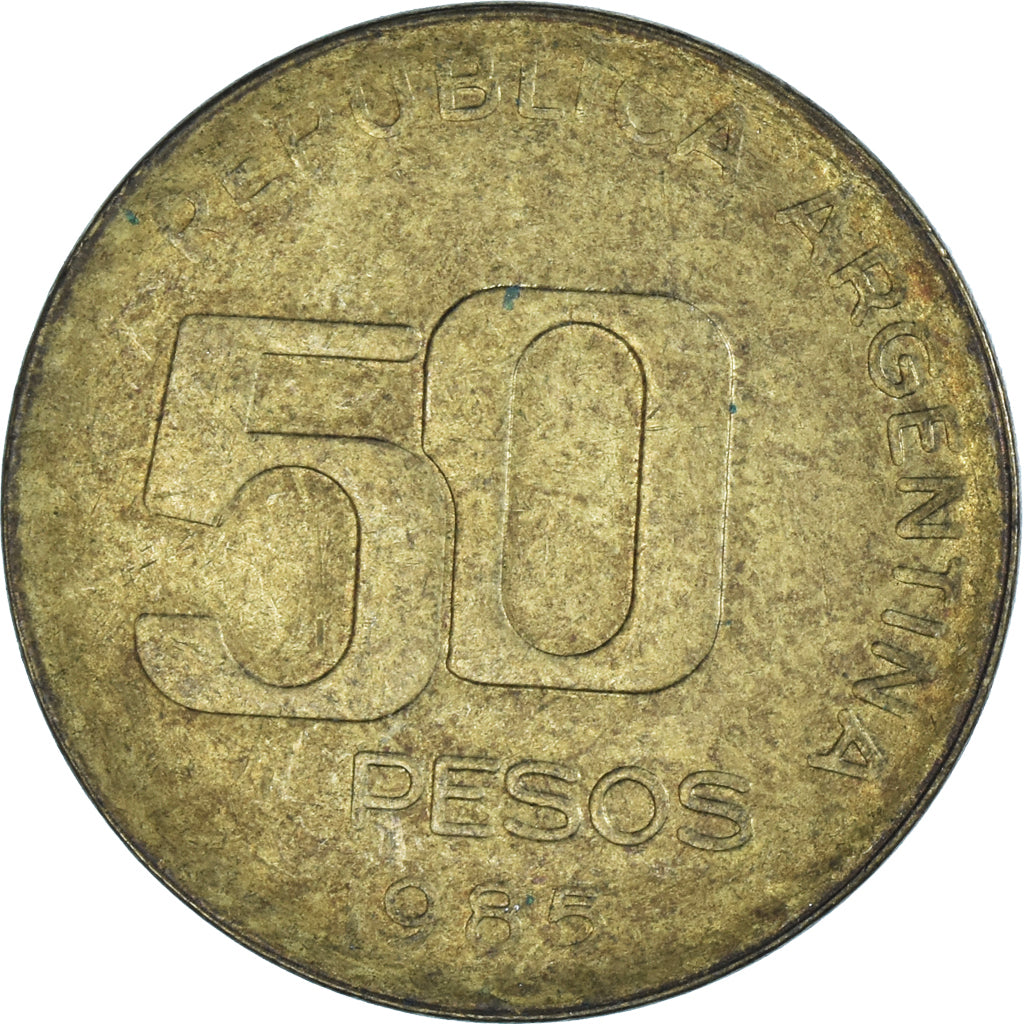 Coin, Argentina, 50 Pesos, 1985