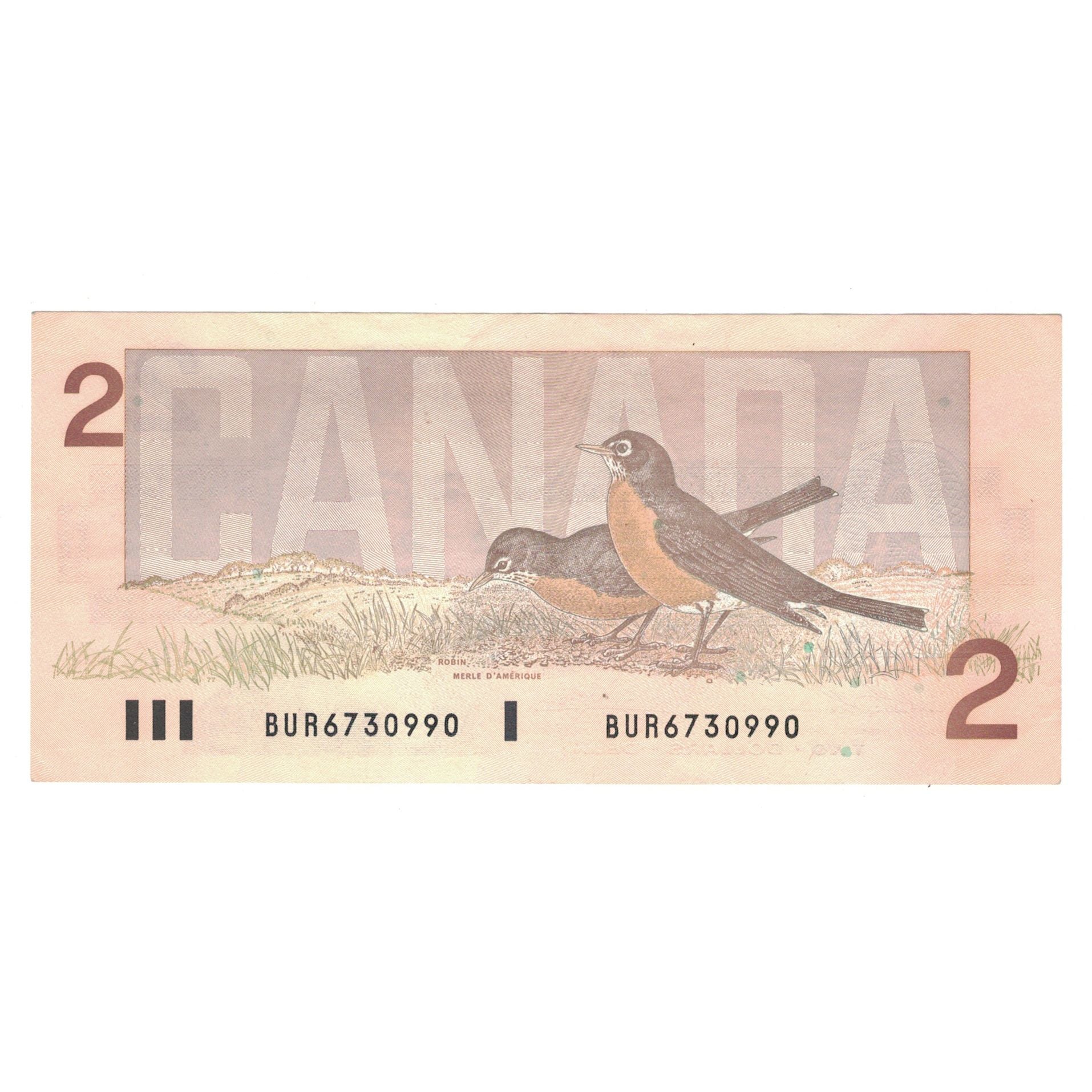 Banknote, Canada, 2 Dollars, 1986, KM:94b, AU(55-58)