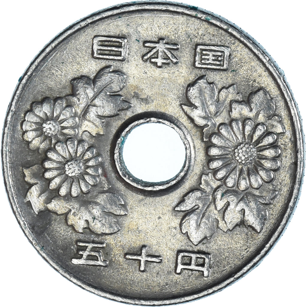 Moneta, Giappone, 50 Yen, 1989