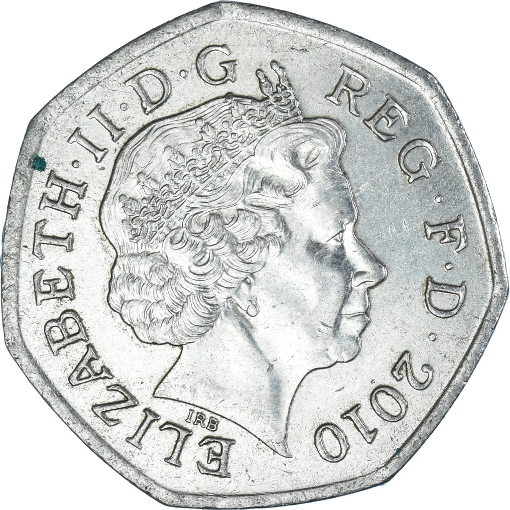 Moneda, Gran Bretaña, 50 Pence, 2010
