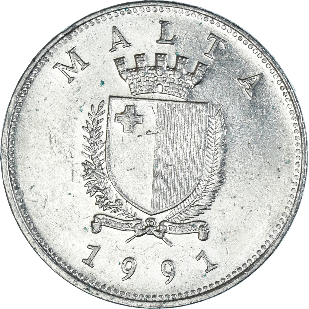Münze, Malta, Lira, 1991