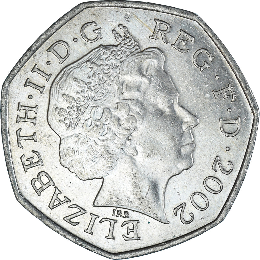Monnaie, Grande-Bretagne, 50 Pence, 2002