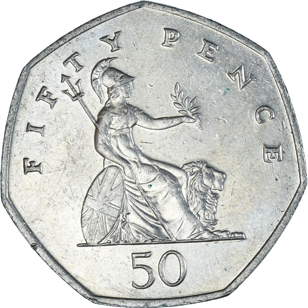 Monnaie, Grande-Bretagne, 50 Pence, 2002