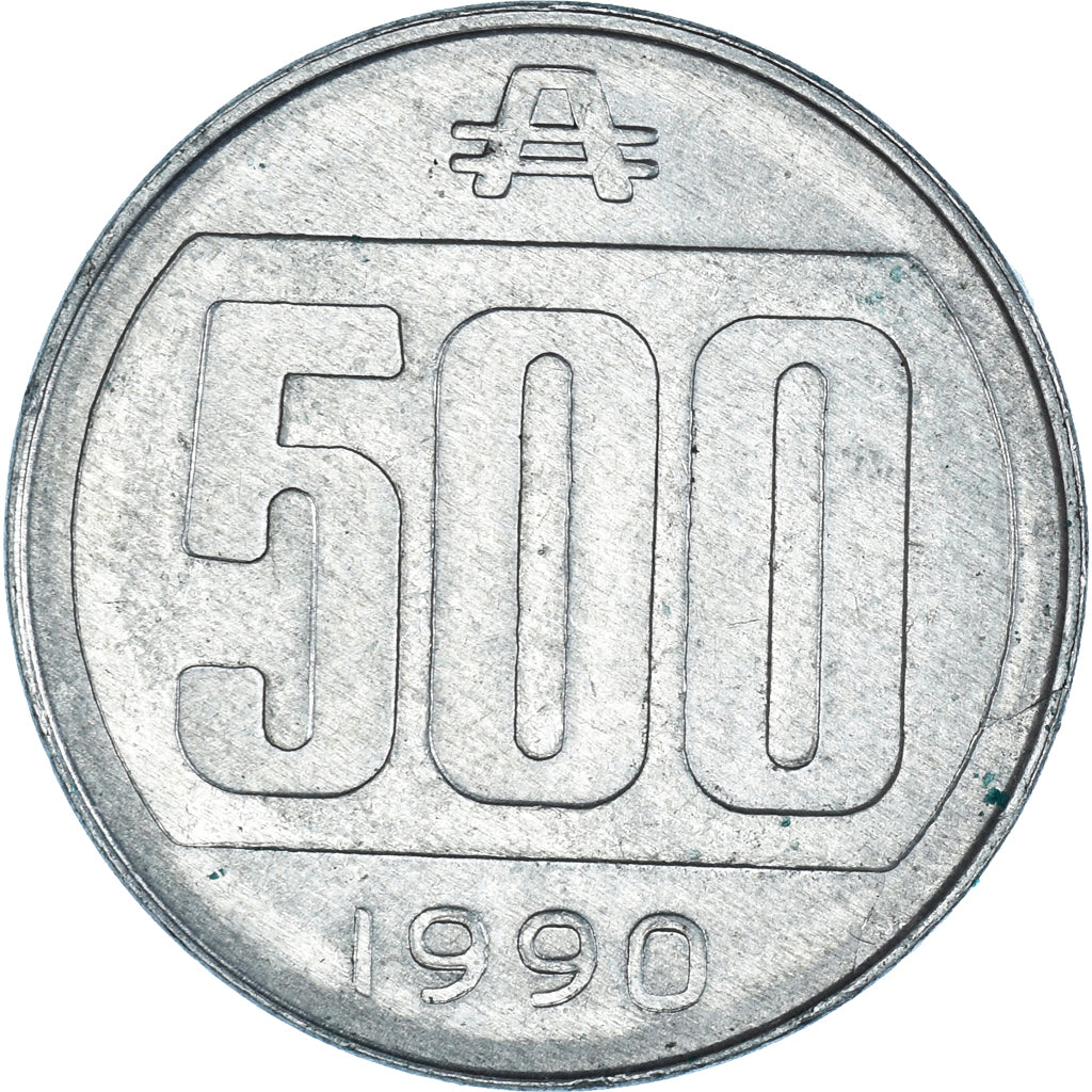 Münze, Argentinien, 500 Australes, 1990