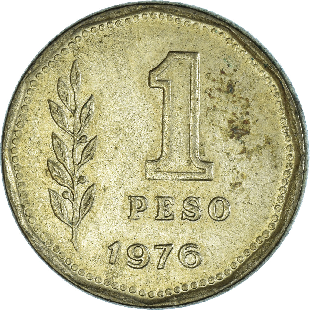 Moneta, Argentina, Peso, 1976