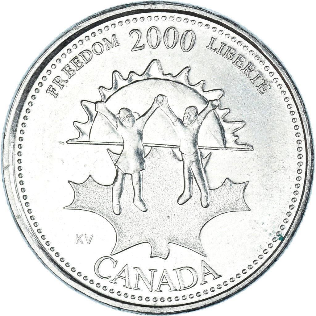 Münze, Kanada, 25 Cents, 2000