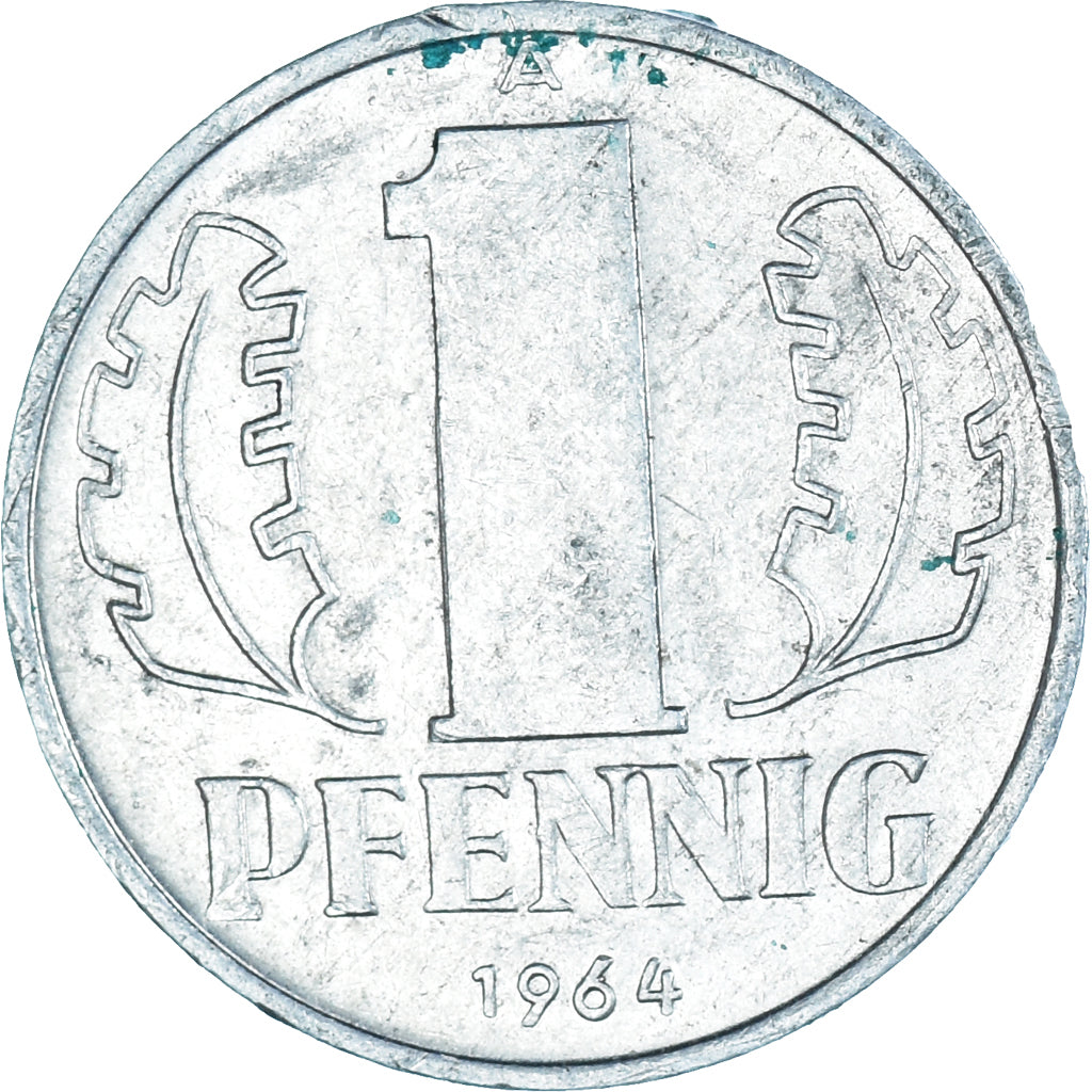 Moneda, REPÚBLICA DEMOCRÁTICA ALEMANA, Pfennig, 1964