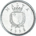 Monnaie, Malte, 2 Cents, 1998