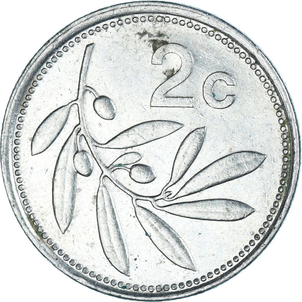 Moneta, Malta, 2 Cents, 1998