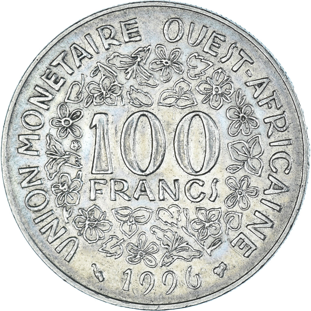 Moneta, Kraje Afryki Zachodniej, 100 Francs, 1996