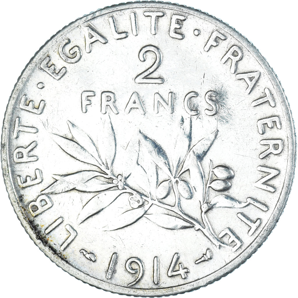 Coin, France, 2 Francs, 1914