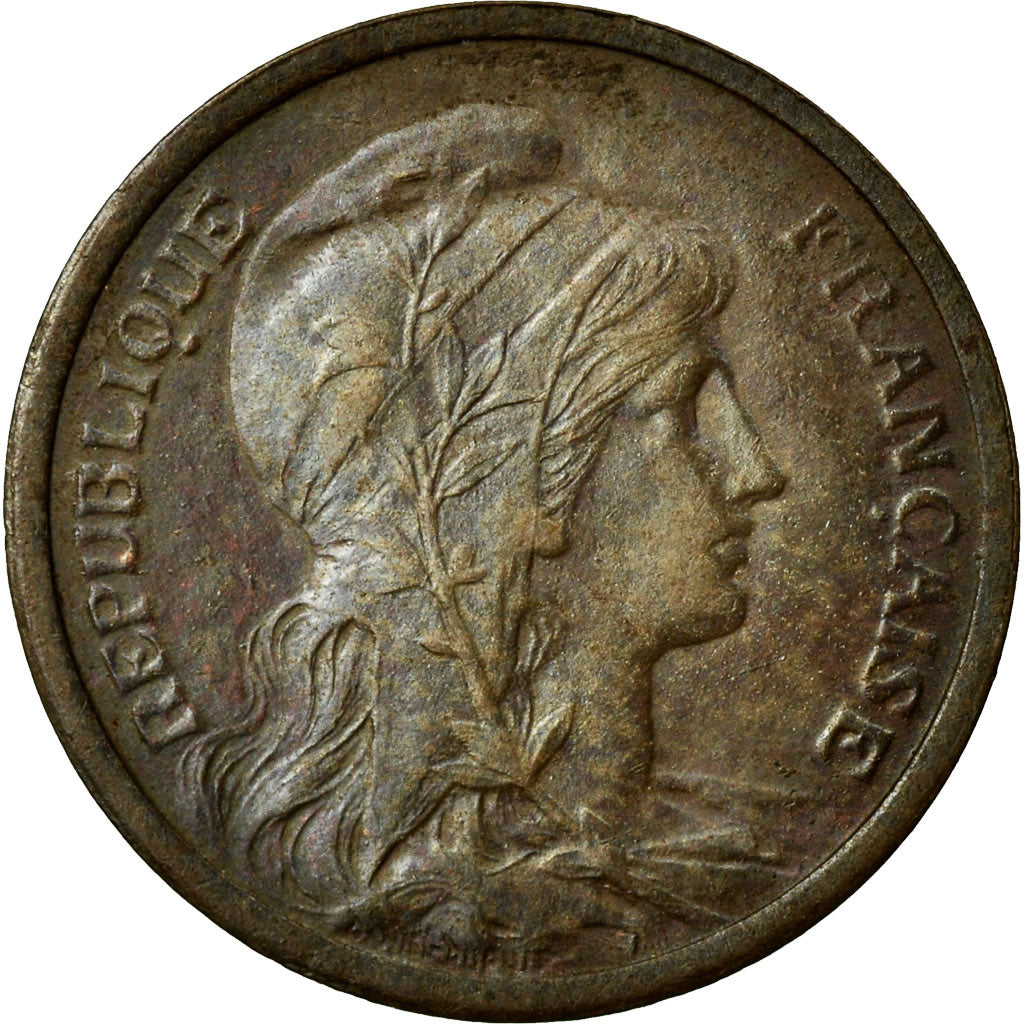 Moneta, Francia, Dupuis, Centime, 1913, BB+, Bronzo, KM:840, Gadoury:90
