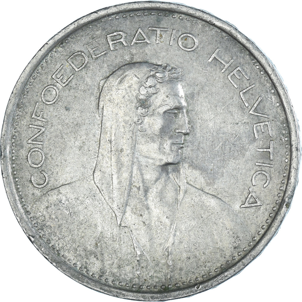 Moneta, Svizzera, 5 Francs, 1970