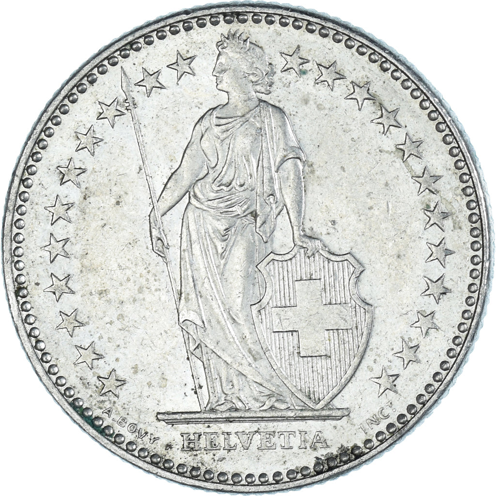 Moeda, Suíça, 2 Francs, 1985