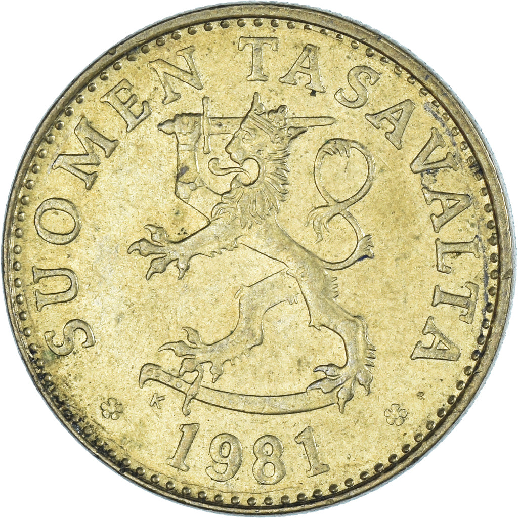 Moneta, Finlandia, 50 Penniä, 1981