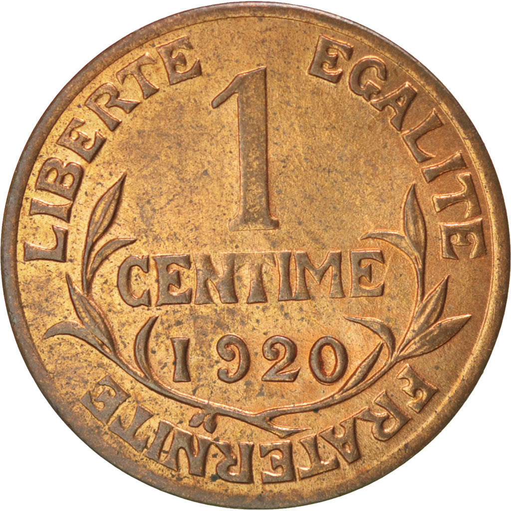 Coin, France, Dupuis, Centime, 1920, AU(55-58), Bronze, KM:840, Gadoury:90