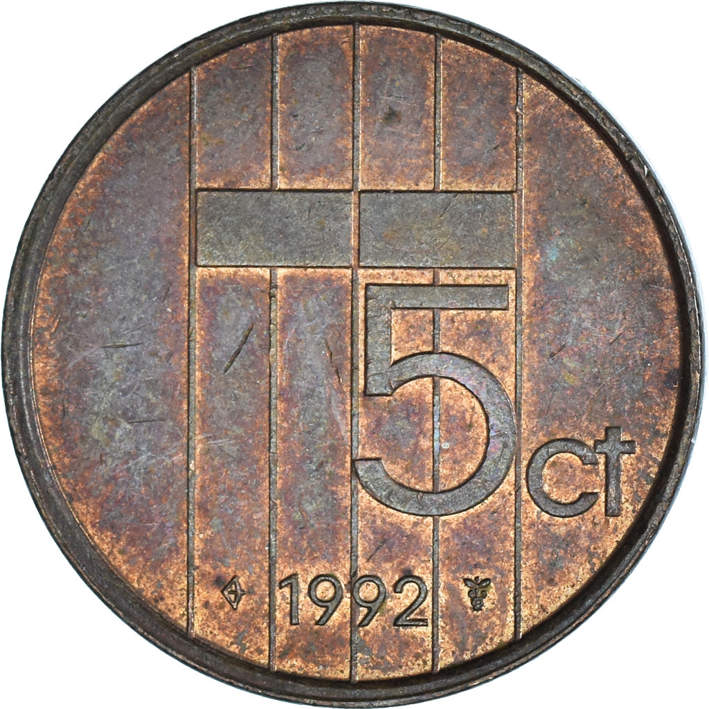 Moneta, Paesi Bassi, 5 Cents, 1992