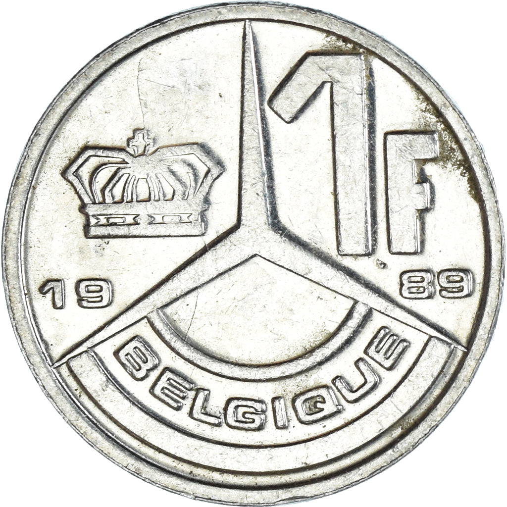Moneta, Belgio, Franc, 1989