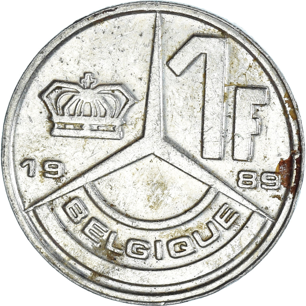 Moneta, Belgia, Franc, 1989