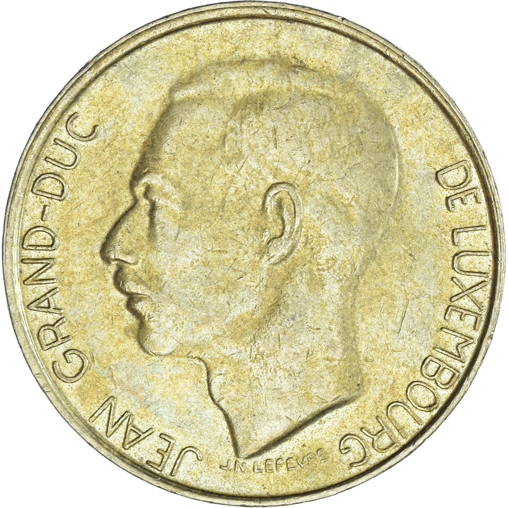 Moneta, Luksemburg, 5 Francs, 1987