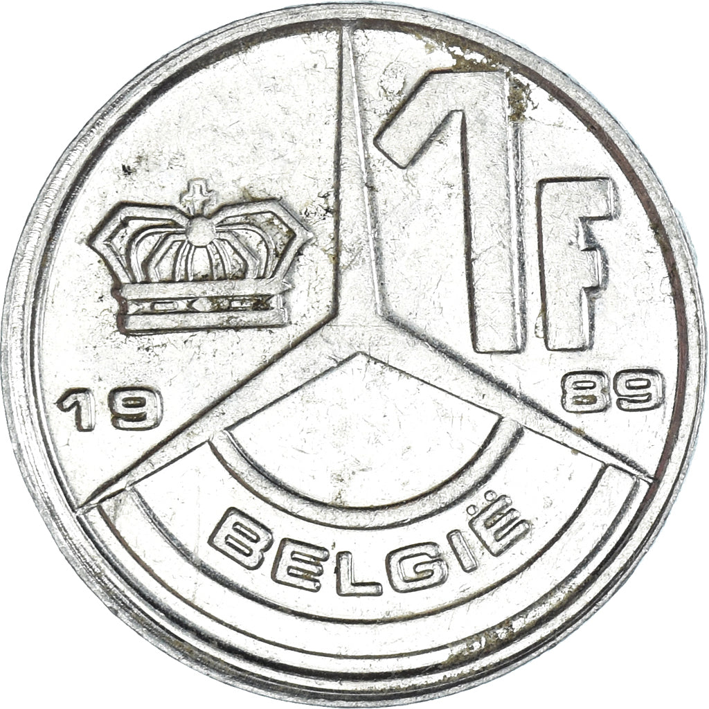 Moneta, Belgia, Franc, 1989