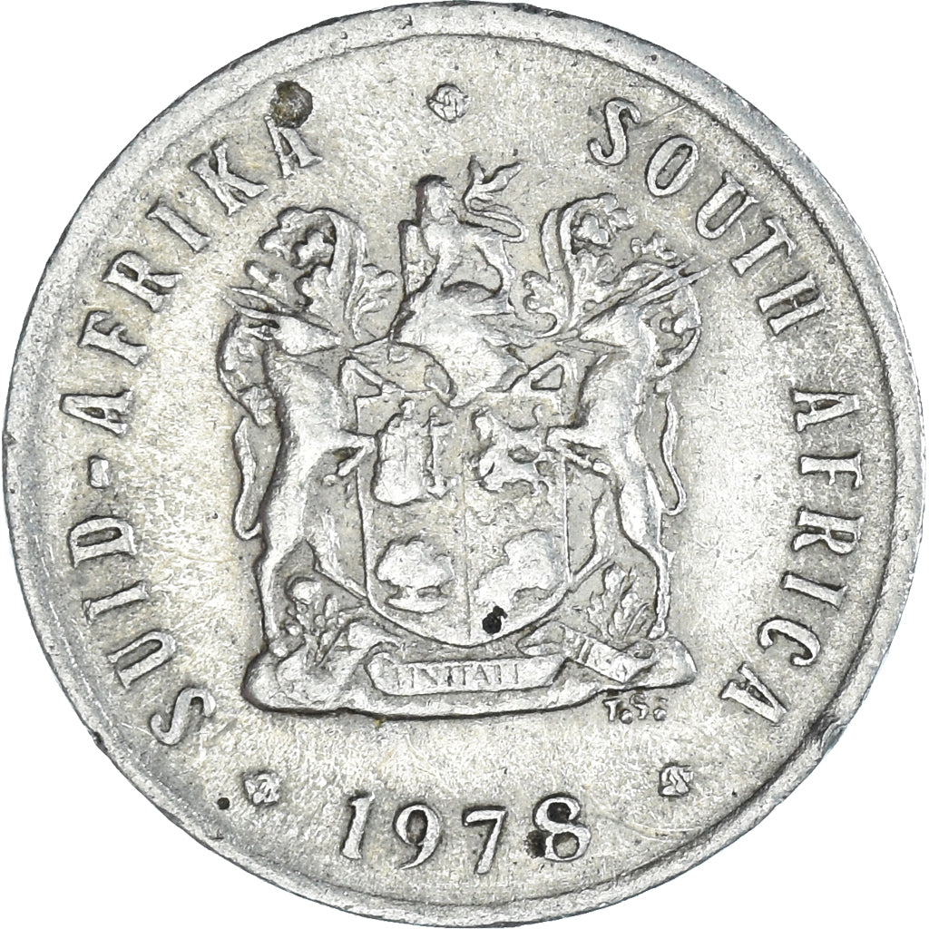 Moneda, Sudáfrica, 5 Cents, 1978