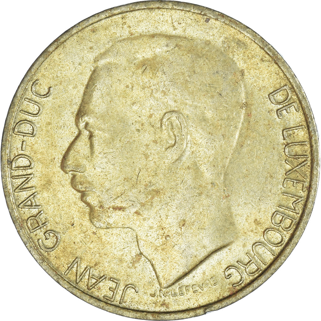 Moneda, Luxemburgo, 5 Francs, 1988