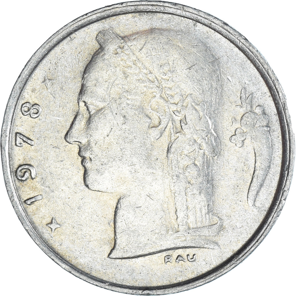Monnaie, Belgique, Franc, 1978