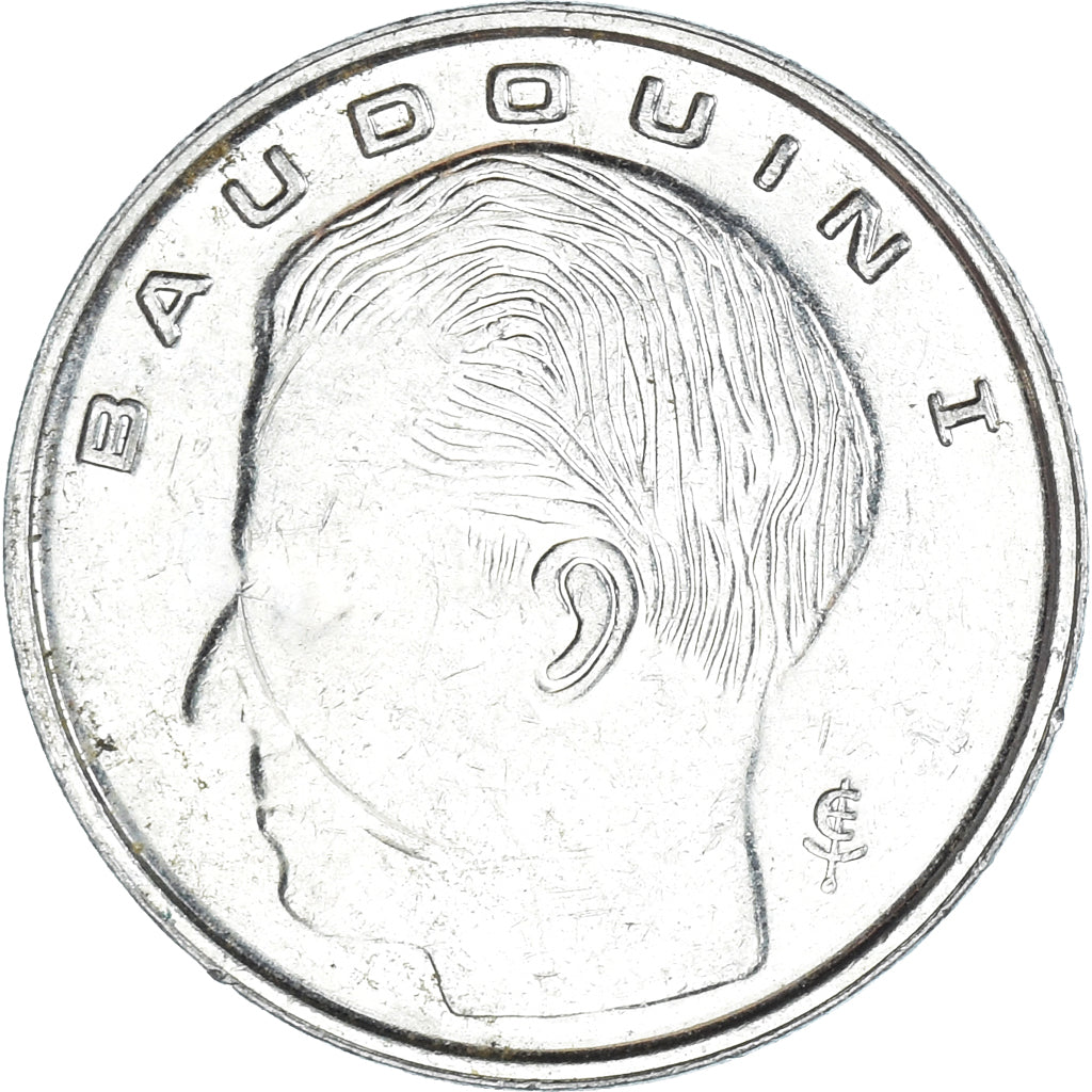Coin, Belgium, Franc, 1990