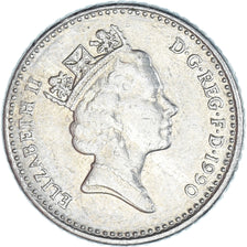 Monnaie, Grande-Bretagne, 5 Pence, 1990