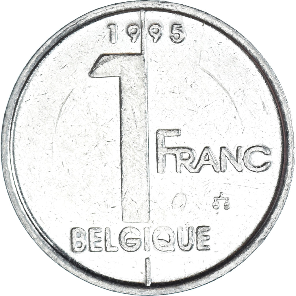 Moeda, Bélgica, Franc, 1995