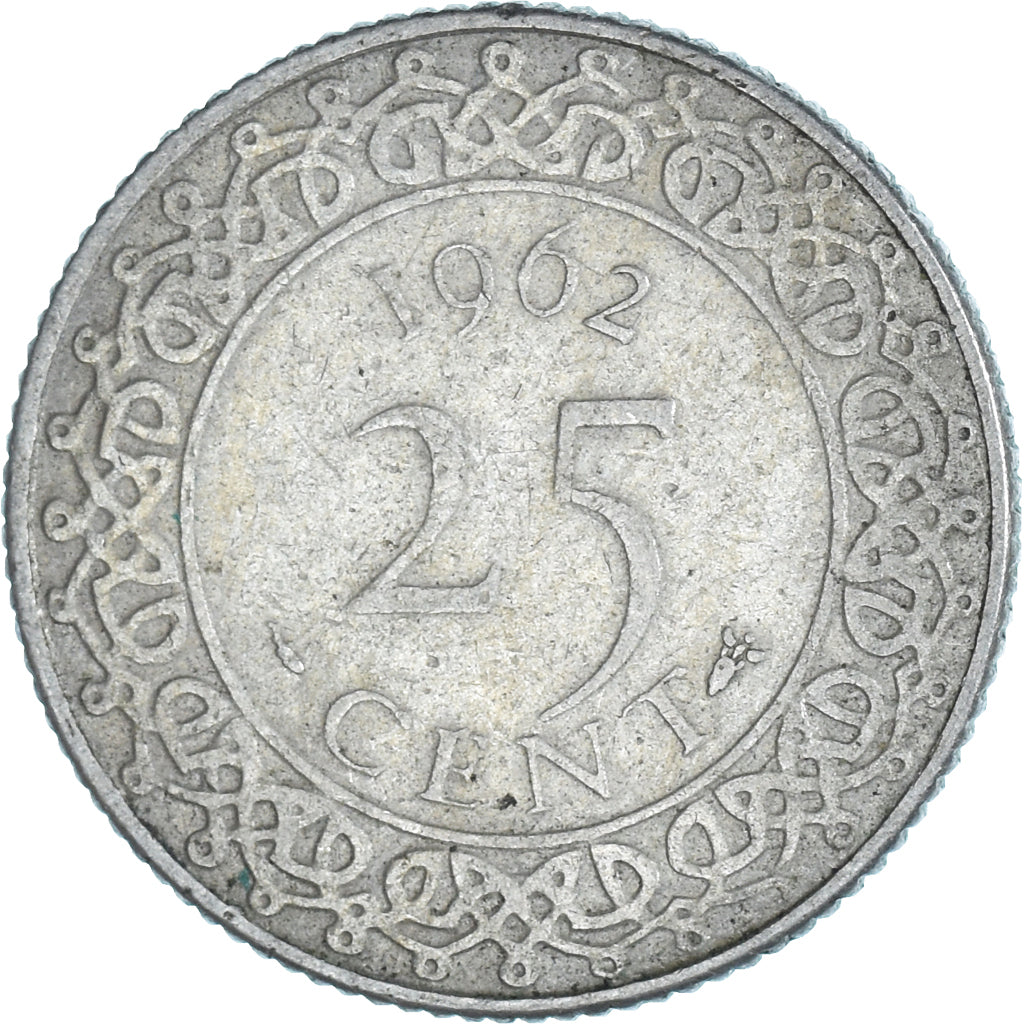 Moneta, Surinam, 25 Cents, 1962