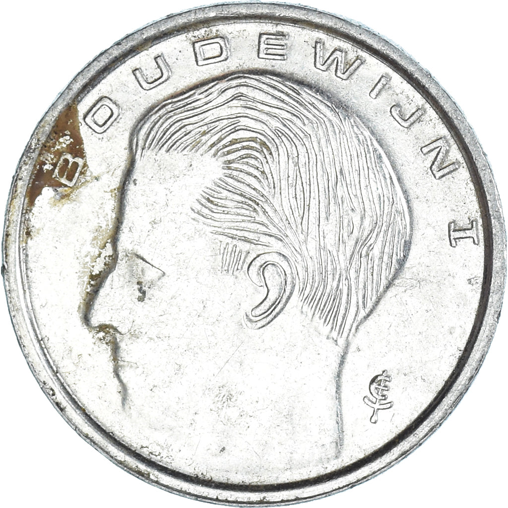Münze, Belgien, Franc, 1990