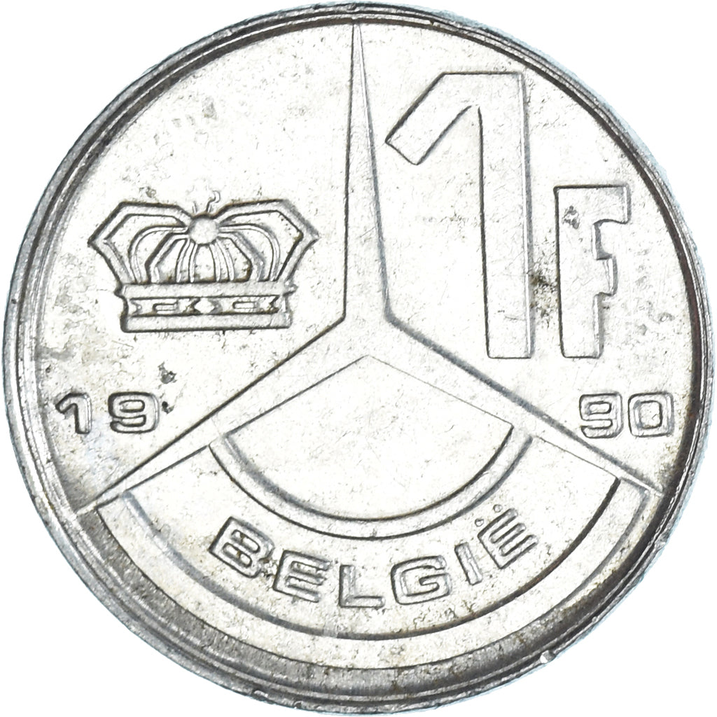 Münze, Belgien, Franc, 1990