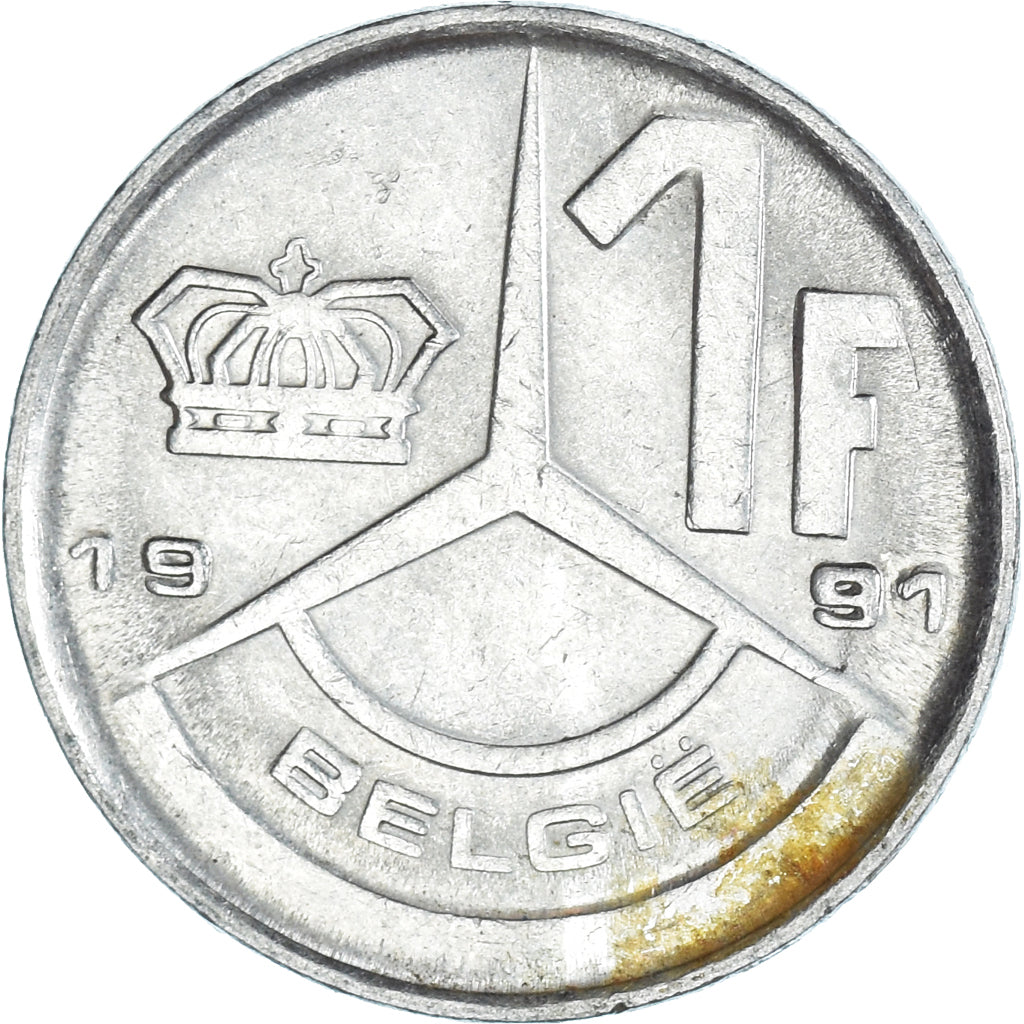 Moneta, Belgio, Franc, 1991